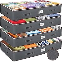 Under Bed Storage Bins - Pack Of 4 Under The Bed Stor…主图